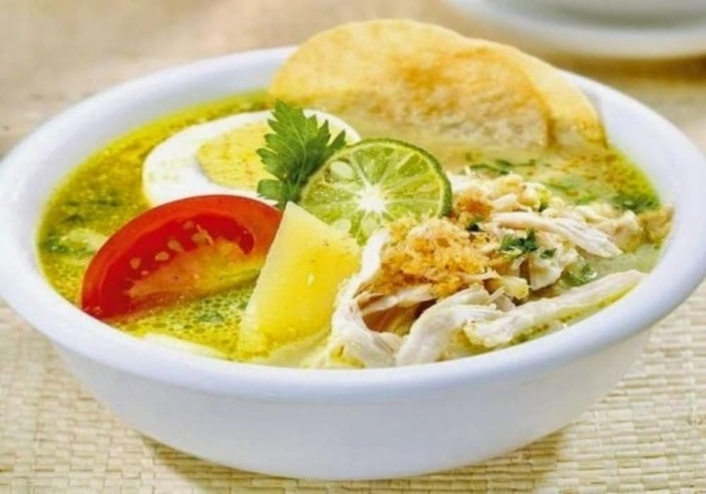 Indonesian food soto soup