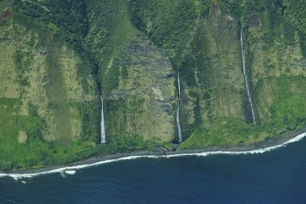 North coast of big island hawaii waterfalls